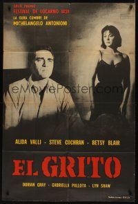 8d274 OUTCRY Argentinean '59 Michelangelo Antonioni's Il Grido, sexy Alida Valli!