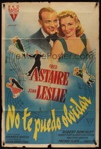 8d298 SKY'S THE LIMIT Argentinean '43 Fred Astaire, Joan Leslie, it's a dance-filled holiday!