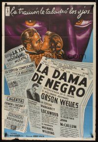 8d313 TRENT'S LAST CASE Argentinean '53 Margaret Lockwood, Michael Wilding & Orson Welles!