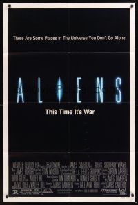 8e023 ALIENS 1sh '86 James Cameron, there are some places in the universe you don't go alone!