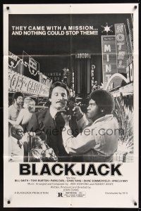 8e097 BLACKJACK 1sh '78 blaxploitation, William Smith & Tony Burton!