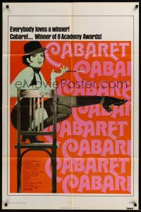 8e133 CABARET 1sh R74 Liza Minnelli sings & dances in Nazi Germany, directed by Bob Fosse!
