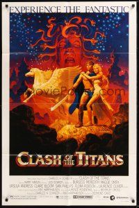 8e167 CLASH OF THE TITANS 1sh '81 Ray Harryhausen, great fantasy art by Greg & Tim Hildebrandt!