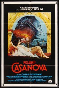 8e300 FELLINI'S CASANOVA int'l 1sh '77 Il Casanova di Federico Fellini, Tina Aumont, different art!