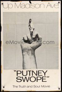 8e691 PUTNEY SWOPE 1sh '69 Robert Downey Sr., classic image of black girl as middle finger!