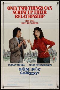 8e732 ROMANTIC COMEDY 1sh '83 Dudley Moore & Mary Steenburgen are working things out!