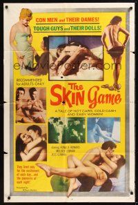 8e790 SKIN GAME 1sh '65 a tale of hot cars, cold cash & easy women!