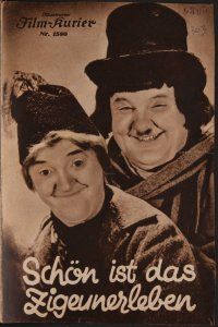 8g075 BOHEMIAN GIRL Austrian program '37 Stan Laurel & Oliver Hardy as gypsies, different!