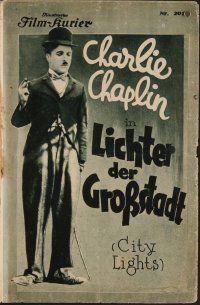 8g082 CITY LIGHTS Austrian program '31 Charlie Chaplin boxing classic, many different images!