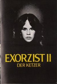 8g464 EXORCIST II: THE HERETIC Austrian program '77 Linda Blair, John Boorman, different images!