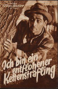 8g092 I AM A FUGITIVE FROM A CHAIN GANG Austrian program '33 different images of Paul Muni!