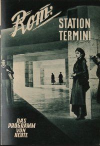 8g483 INDISCRETION OF AN AMERICAN WIFE Austrian program '53 Vittorio De Sica, Jennifer Jones, Clift