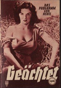 8g506 OUTLAW Austrian program '53 sexy Jane Russell, Buetel, Howard Hughes, different images!