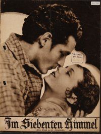 8g002 7TH HEAVEN German program '27 romantic images of Janet Gaynor & Charles Farrell!