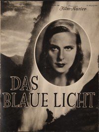 8g011 BLUE LIGHT German program '32 Leni Riefenstahl!'s Das blaue Licht, great images!