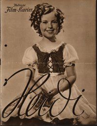 8g033 HEIDI German program '38 different images of cute Shirley Temple & Jean Hersholt!