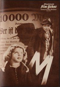 8g320 M German program R60 Fritz Lang, many different images of child murderer Peter Lorre!