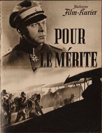 8g128 POUR LE MERITE Film-Kurier German program '38 Karl Ritter's story of World War I!