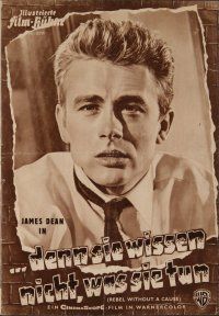 8g368 REBEL WITHOUT A CAUSE German program '56 Nicholas Ray, James Dean, Natalie Wood, different!