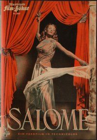8g378 SALOME German program '53 different images of sexy Rita Hayworth & Stewart Granger!