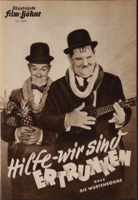 8g393 SONS OF THE DESERT German program R51 many different images of Stan Laurel & Oliver Hardy!