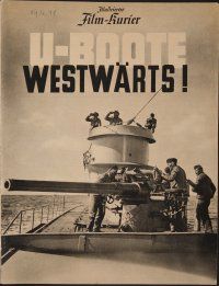 8g134 U-BOAT, COURSE WEST German program '41 Gunther Rittau's U-Boote westwarts, WWII propaganda!