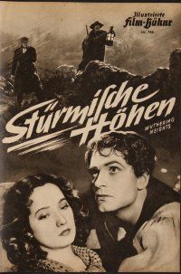 8g426 WUTHERING HEIGHTS German program '50 different images of Laurence Olivier & Merle Oberon!