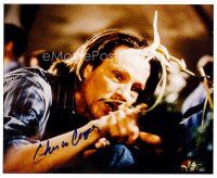 8h048 CHRIS COOPER signed color 8x10 REPRO still '03 close up of the star from Adaptation!