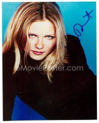 8h073 KIRSTEN DUNST signed color 8x10 REPRO still '02 head & shoulders portrait of the sexy star!