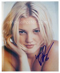 8h053 DREW BARRYMORE signed color 8x10 REPRO still '01 super sexy topless portrait of the star!
