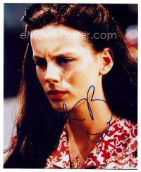 8h070 KATE BECKINSALE signed color 8x10 REPRO still '02 close up of the pretty English actress!