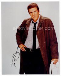 8h087 TED DANSON signed color 8x10 REPRO still '00s full-length portrait his hand on his hip!