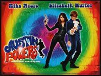8j236 AUSTIN POWERS: INT'L MAN OF MYSTERY DS British quad '97 Mike Myers, what a gas!