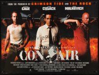 8j247 CON AIR DS British quad '97 cool images of Nicholas Cage, John Cusack, John Malkovich!