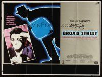 8j265 GIVE MY REGARDS TO BROAD STREET British quad '84 great portrait image of Paul McCartney!