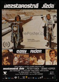 8j179 EASY RIDER Czech 11x16 R90s Peter Fonda, motorcycle biker classic directed by Dennis Hopper!