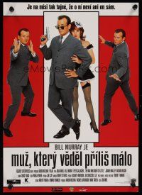 8j194 MAN WHO KNEW TOO LITTLE Czech 11x16 '97 wacky images of Bill Murray, Joanne Whalley!