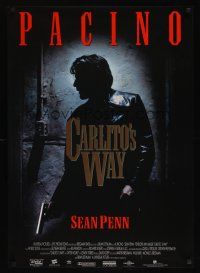 8j077 CARLITO'S WAY German '93 Al Pacino, Sean Penn, Penelope Ann Miller, Brian De Palma