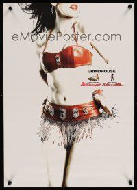 8j037 GRINDHOUSE 2-sided Japanese 14x20 '07 Rodriguez & Tarantino, Planet Terror & Death Proof!