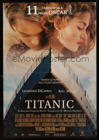 8j010 TITANIC Romanian '97 Leonardo DiCaprio, Kate Winslet, directed by James Cameron!