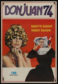 8j059 MS. DON JUAN Turkish '73 Don Juan ou Si Don Juan etait une femme, Brigitte Bardot, Vadim!