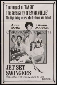 8k234 GIRL CALLED JULES  1sh '70 Jet Set Swingers, beautiful people who play around the world!