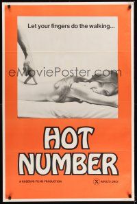 8k282 HOT NUMBER  1sh 1970s AT&T slogan parody showing fingers 'walking' on a naked woman!