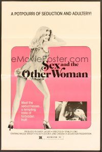 8k532 SEX & THE OTHER WOMAN  1sh '72 Peggy Ann Clifford, Maggie Wright!