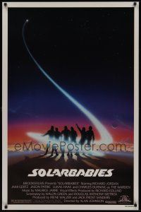 8k550 SOLARBABIES  1sh '86 Richard Jordan, Jami Gertz, Jason Patric, cool sci-fi artwork!