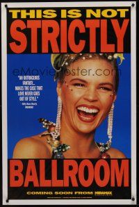 8k573 STRICTLY BALLROOM teaser 1sh '92 Tara Morice, Baz Luhrmann photo!