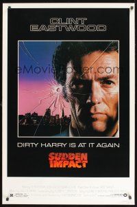 8k578 SUDDEN IMPACT  1sh '83 Clint Eastwood is at it again as Dirty Harry, great image!
