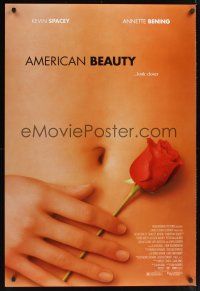 8m031 AMERICAN BEAUTY DS 1sh '99 Sam Mendes Academy Award winner, sexy close up image!