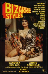 8m090 BIZARRE STYLES video poster R84 Vanessa Del Rio in sexy leopard outfit!