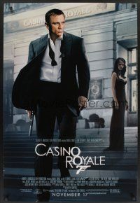 8m127 CASINO ROYALE advance DS 1sh '06 Daniel Craig as James Bond, Eva Green, Mads Mikkelsen
